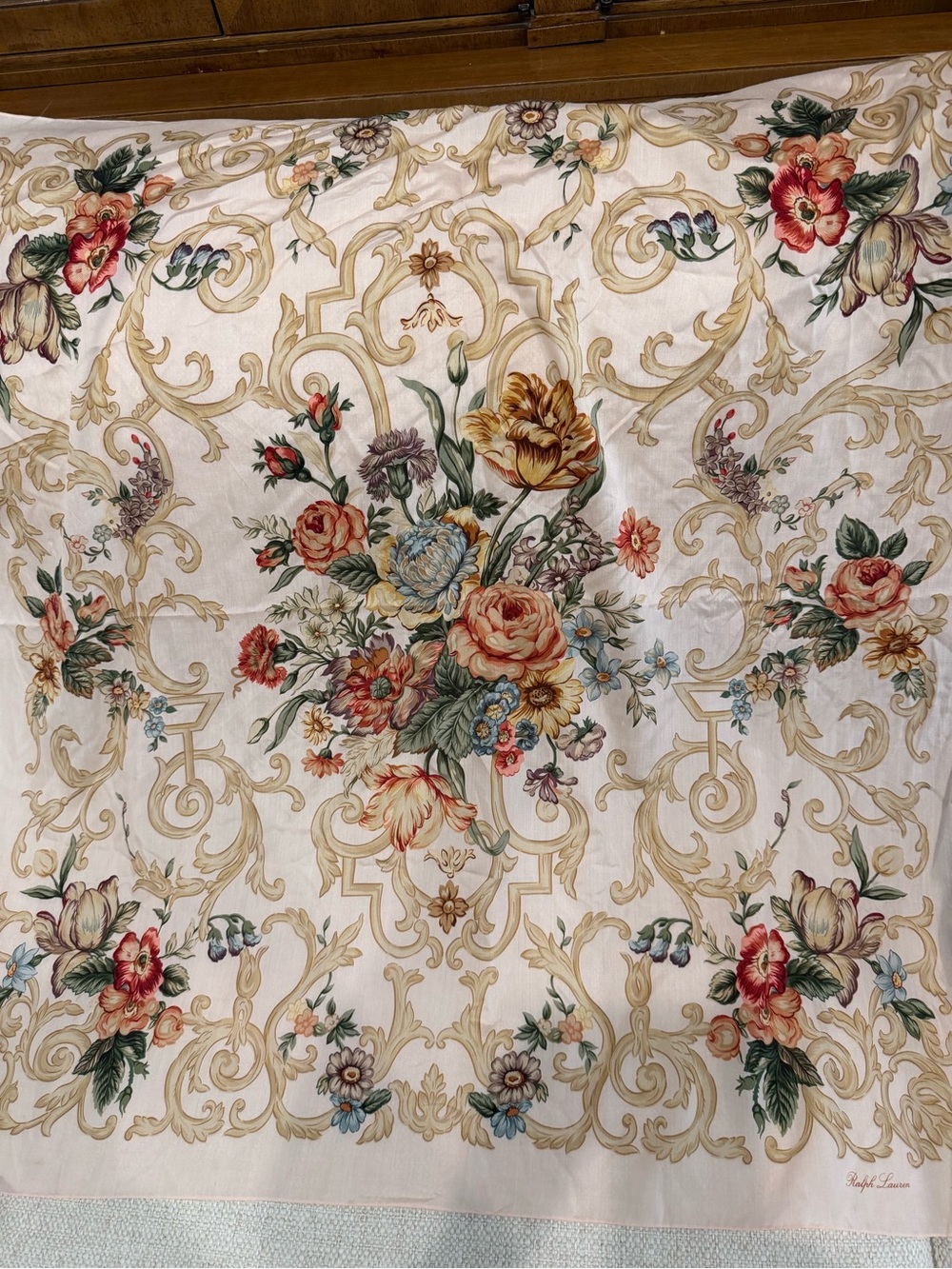 Vintage Ralph Lauren Silk Scarf